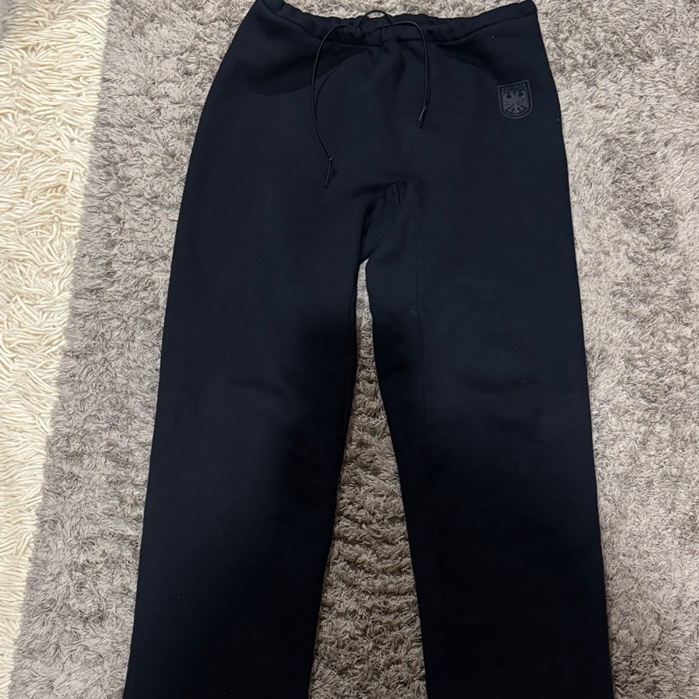 Black Jogger Pants with Logo